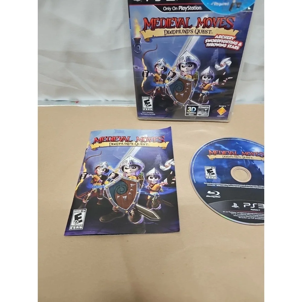Medieval Moves Deadmund's Quest (Sony PlayStation 3, PS3 2011) CIB Complete‎